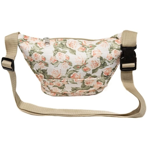 Everest Signature Pattern Waist Pack, Vintage Floral, One Size - Picture 2 of 3